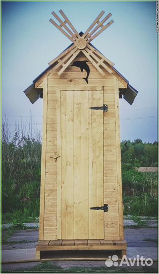 Уличный туалет с установкой уда 235
