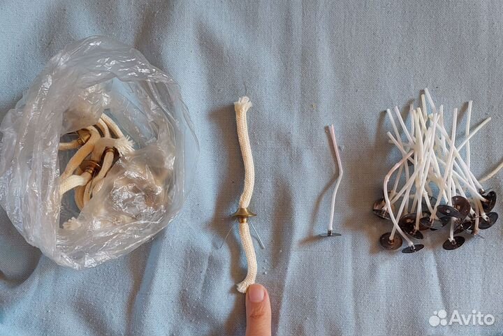 Фитили для свечей 7,5см и аромаламп 13см