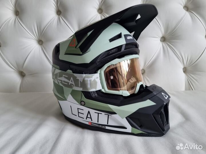 Эндуро шлем leatt helmet KIT moto 7.5. V22 cactus