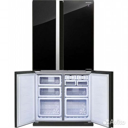 Холодильник Side-by-Side Sharp SJ-GX98P-BK, черный