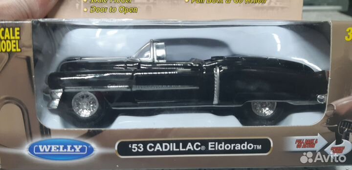 Моделька 53 Cadillac Eldorado черный