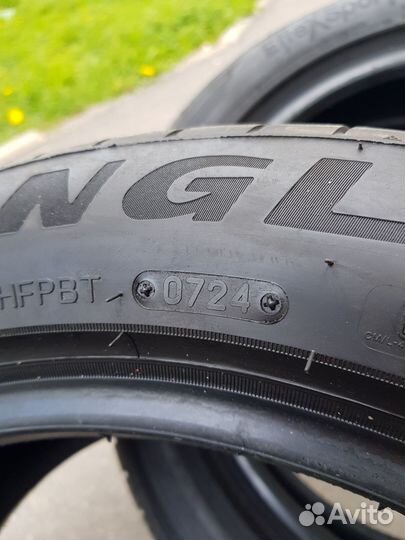 Летние шины 225 50 17 почти новые, комплект 4шт