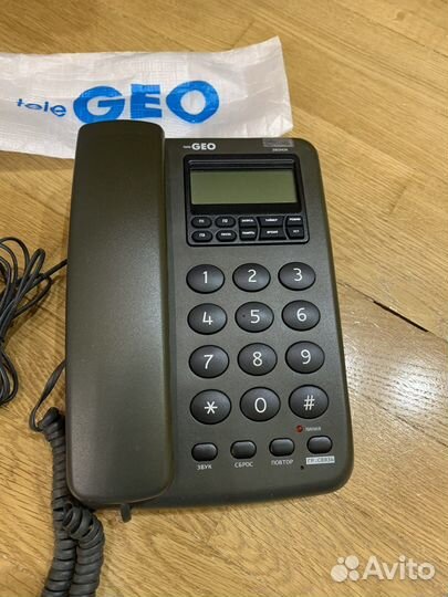 Телефон telegeo с ЖК дисплеем