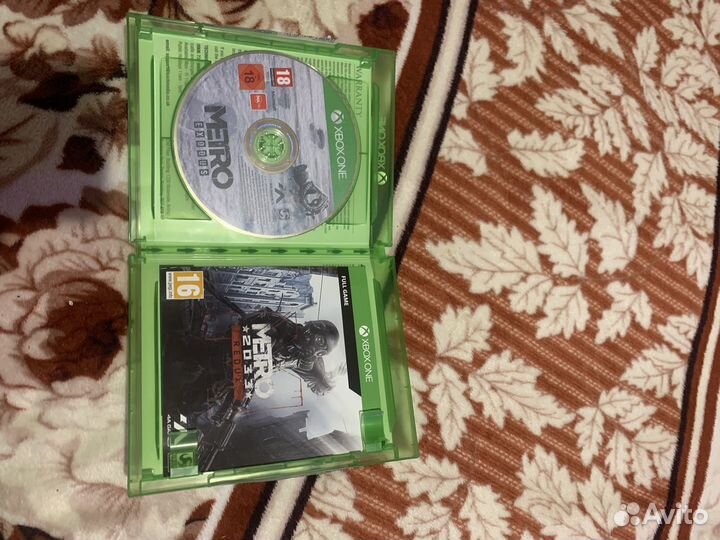 Диск Metro exodus(xbox one)
