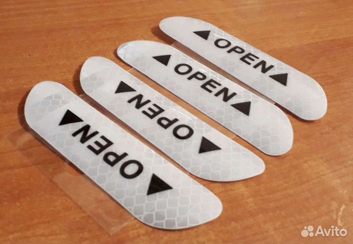 Светоотражающие наклейки Open 4шт