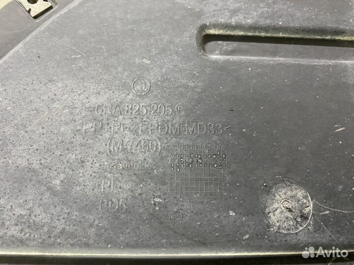 Пыльник заднего бампера Skoda Rapid (NH3) I (2012–