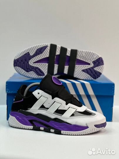 Кроссовки Adidas NiteBall purpleразмер 36-45