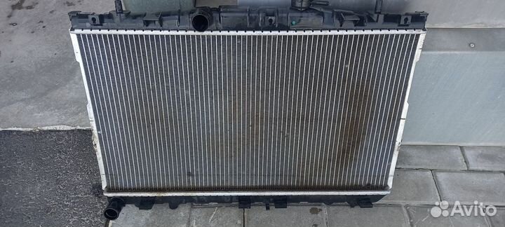 Радиатор охлаждения на hyundai