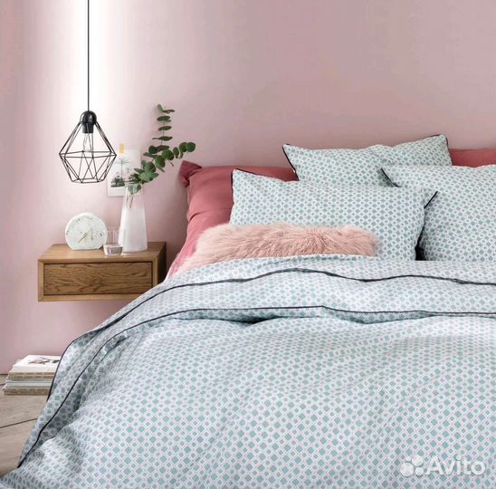 Подвесная прикроватная тумба из дуба mid century