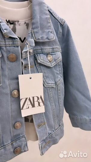 Джинсовая куртка zara новая детская