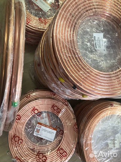 Медная труба в бухте