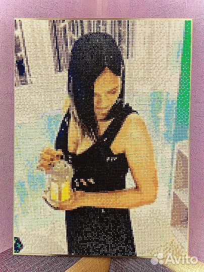 Алмазная мозаика по фото - производство