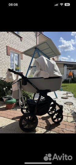 Коляска 2 в 1 peppy sandra