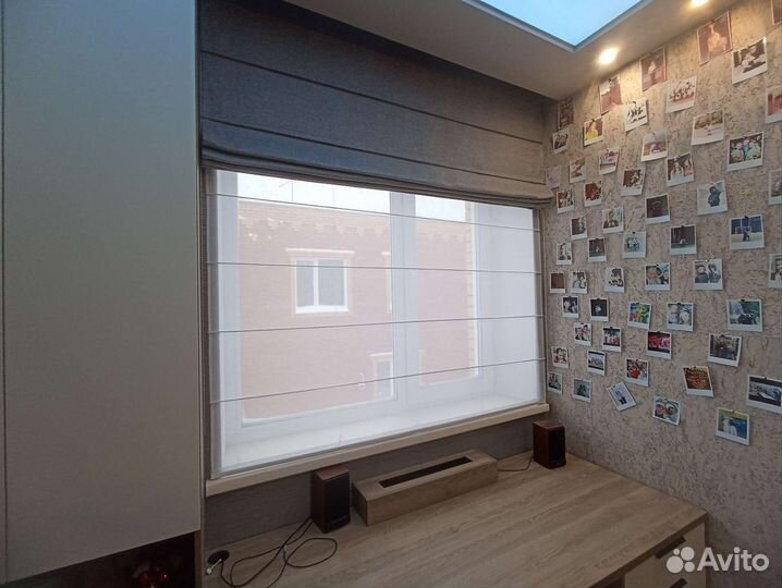 Двойные римские шторы