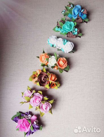 Заколка для волос. Подарок. Аксессуар для волос