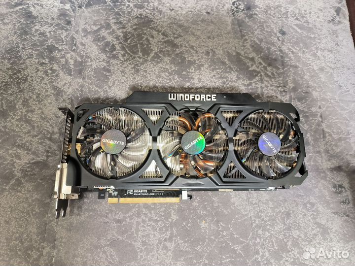Видеокарта Gtx 770 4Gb Gigabyte (дефект)