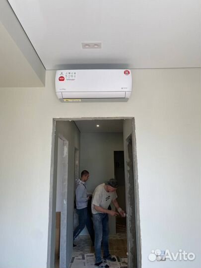 Установка кондиционеров за 1 час без грязи и пыли