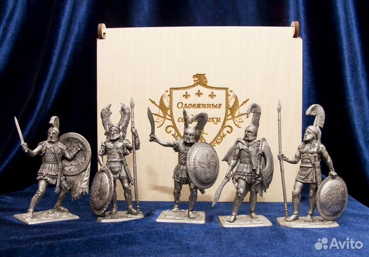 Оловянные солдатики / набор оловянных солдатиков