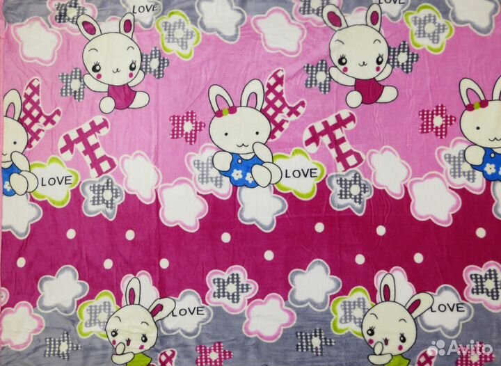 Пледы детские велсофт