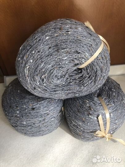 Пряжа бобинная Твид