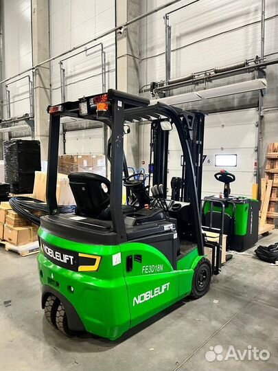 3х опорный электропогрузчик 2 тонны 6000мм Li-ion