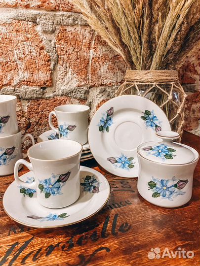 Фарфоровый кофейный сервиз Porselana