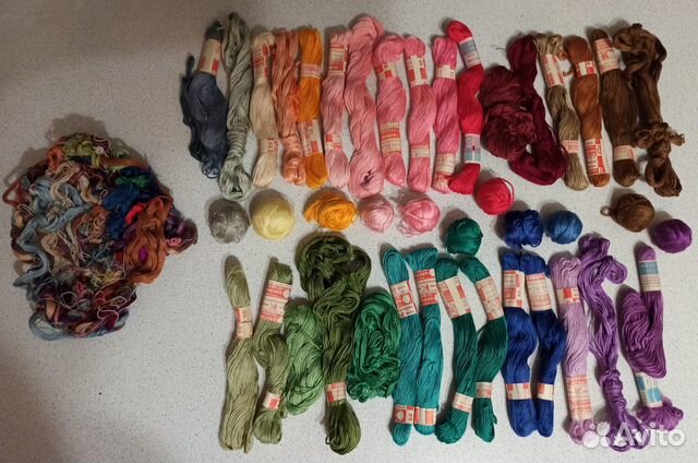 Мулине - нитки для вышивания крестиком