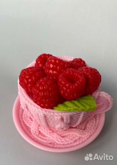 Мыло малина в чашке