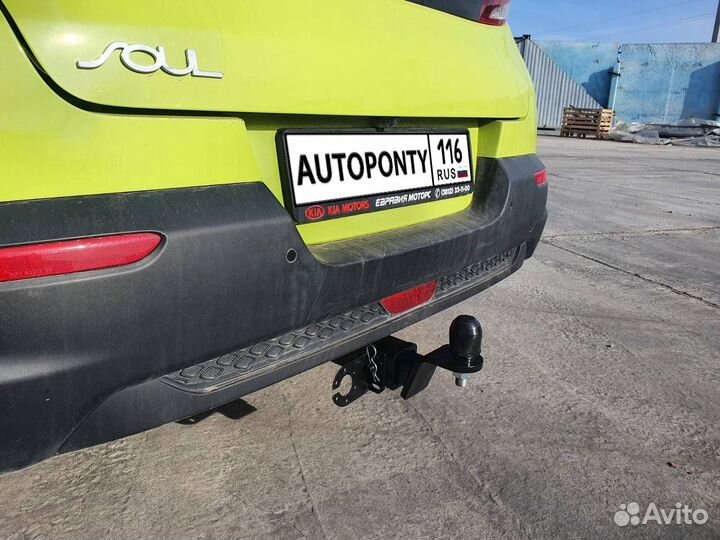 Фаркоп Kia Soul 3 легкосъемный квадрат