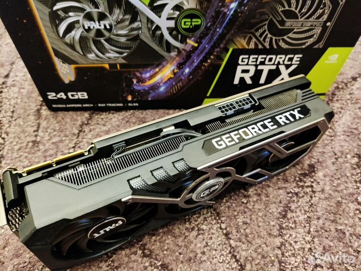 Palit RTX 3090 24gb GamingPro идеальное состояние