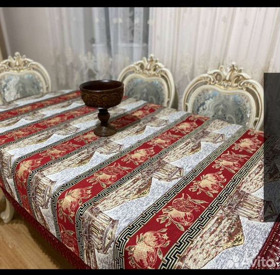 Скатерти армянскимы буквами,гранатами