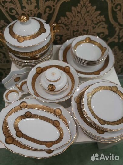 Сервиз столовый Чехословакия Versace медуза