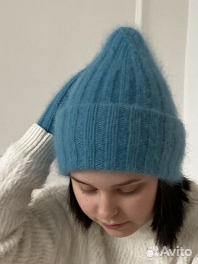 Шапка с варежками