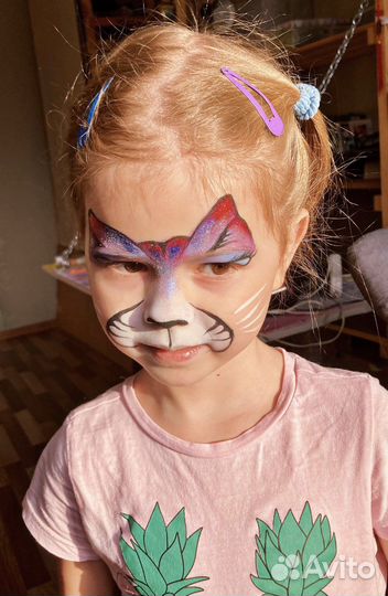 Аквагрим, грим, гример, макияж, прически