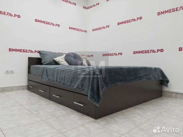 Кровать двуспальная новая с ящиками объявление продам