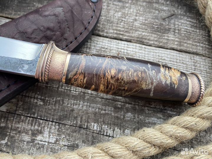 Финка охотничья из кованой стали х12мф