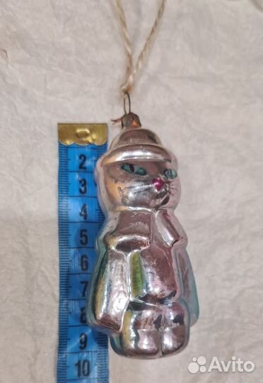 Елочные игрушки кот в сапогах СССР