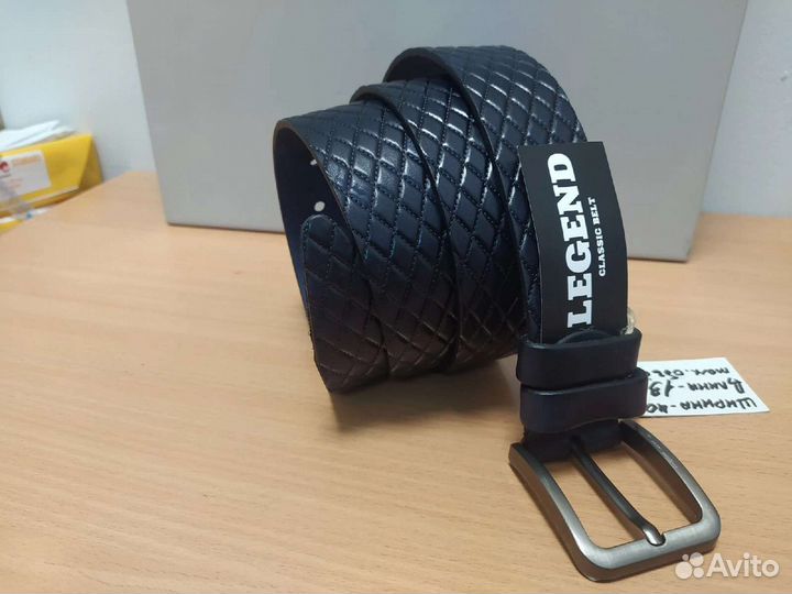 Ремень мужской кожаный. Новый
