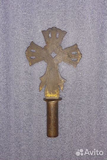 Крест православный навершие 19 век
