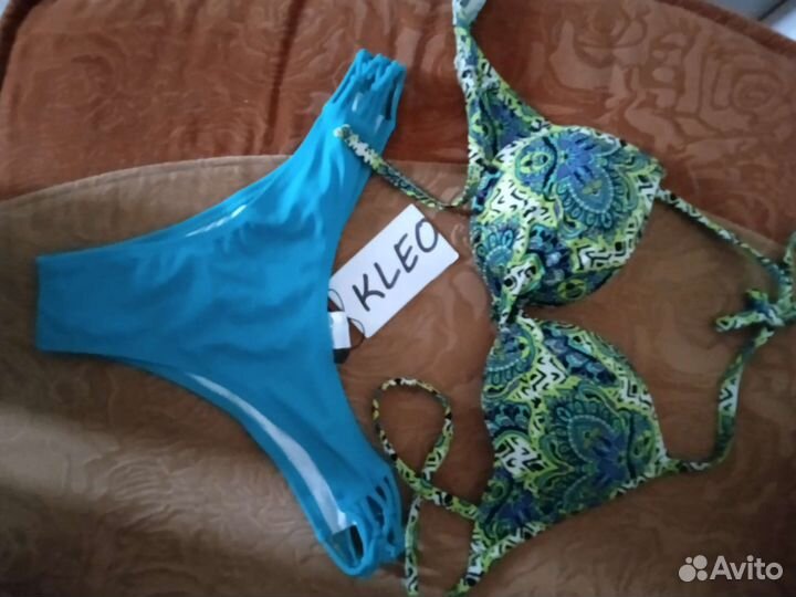 Купальник большой пуш ап, плавки 2 шт