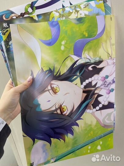 Плакат Genshin