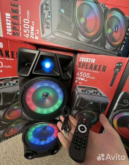 Блютуз колонка с радио