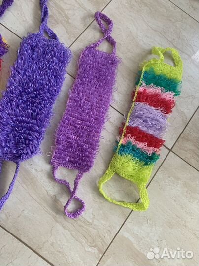 Мочалки ручная работа новые разные