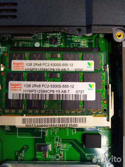 Sodimm ddr2 2gb (2шт по 1GB)