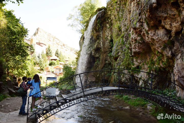 Медовые водопады+ плато Бермамыт