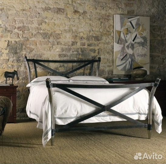 Кровать в стиле Loft из метала