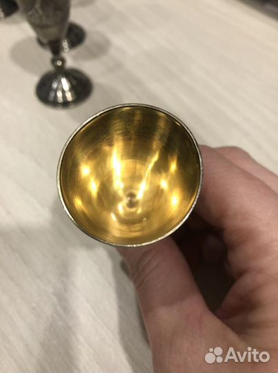 Рюмка серебро 875