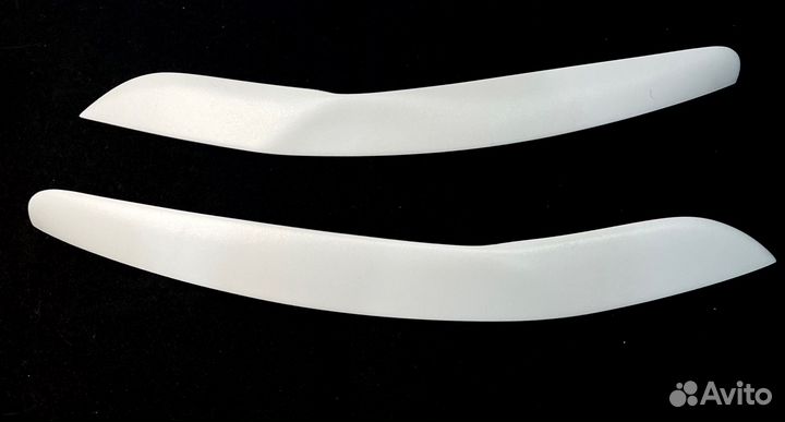 Реснички на фары toyota auris 2006-12