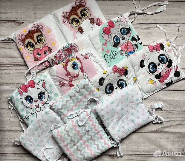 Бортики в детскую кроватку