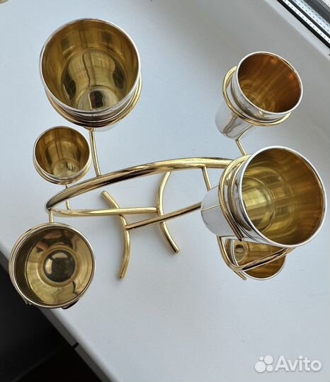 Мельхиоровые рюмки